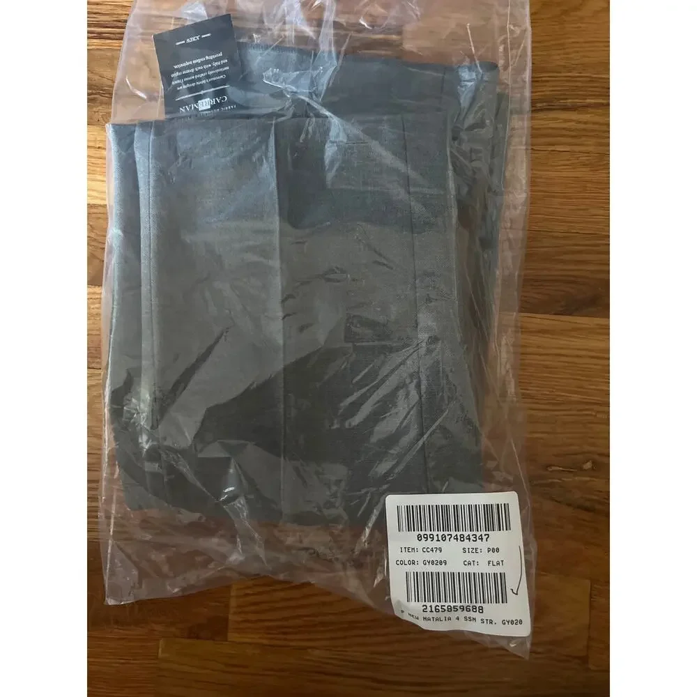 J. Crew Natalia pant in four-season stretch Heather Smoked Graphite NWT size 00P